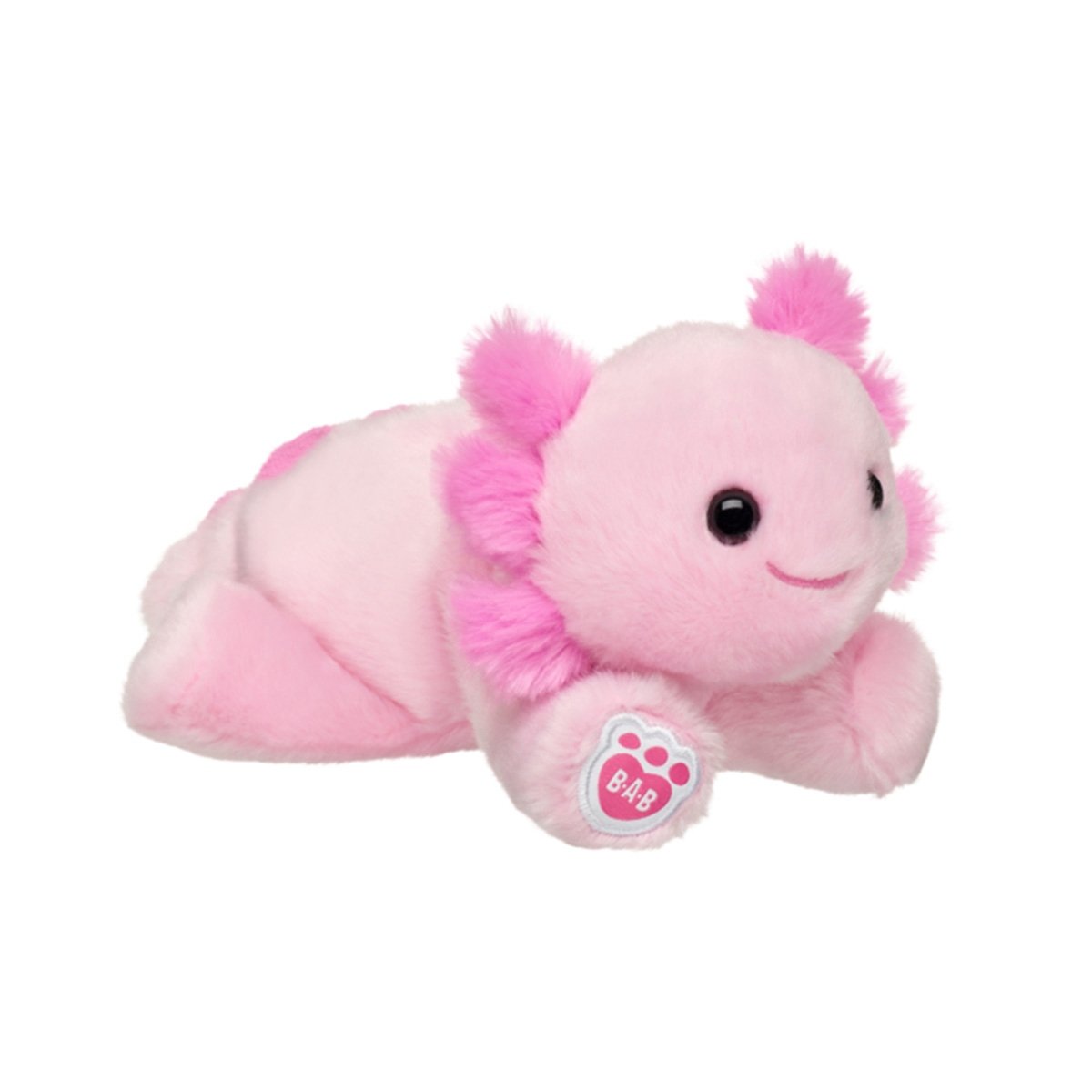 Mini Peluche Bean Ajolote Rosado Build-A-Bear